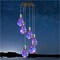 Solar Powered LED Edison Bulb Wind Chime Lights Color-Changing Garden Decor